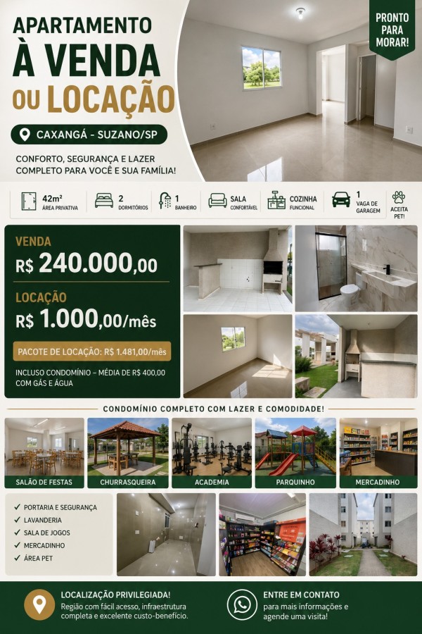 Apartamento, 2 quartos - Foto 1